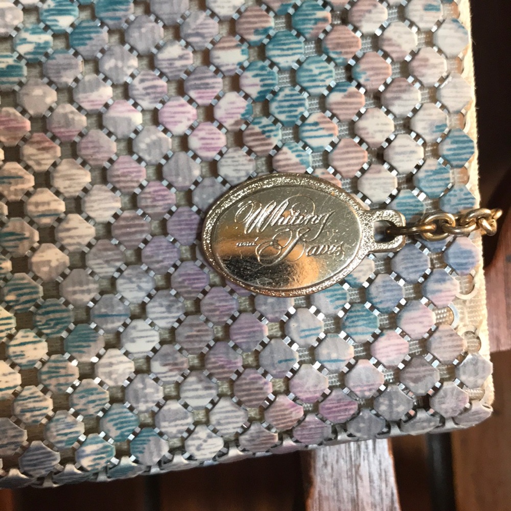 RARE!! Vintage Whiting & Davis Pastel Purse - Picture 3 of 8